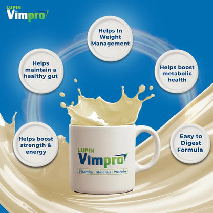Lupin Vimpro Nutritional Vanilla Protein Powder - 400 gm