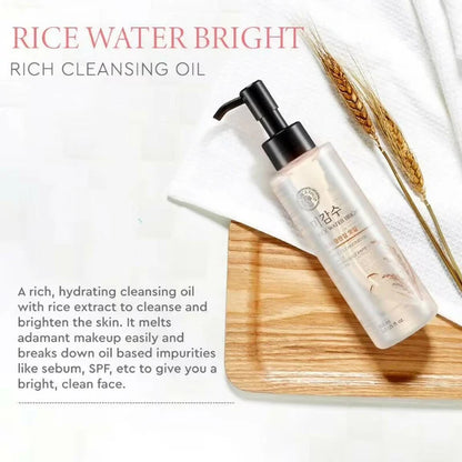 The Face Shop Rice Water Bright Light Cleansing Oil - Korean Skincare - 150 ml