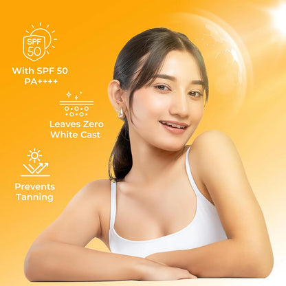 Pure Origin Korean Vitamin C Bright Boosting Light Gel Sunscreen SPF 50 PA++++ - 50 gm