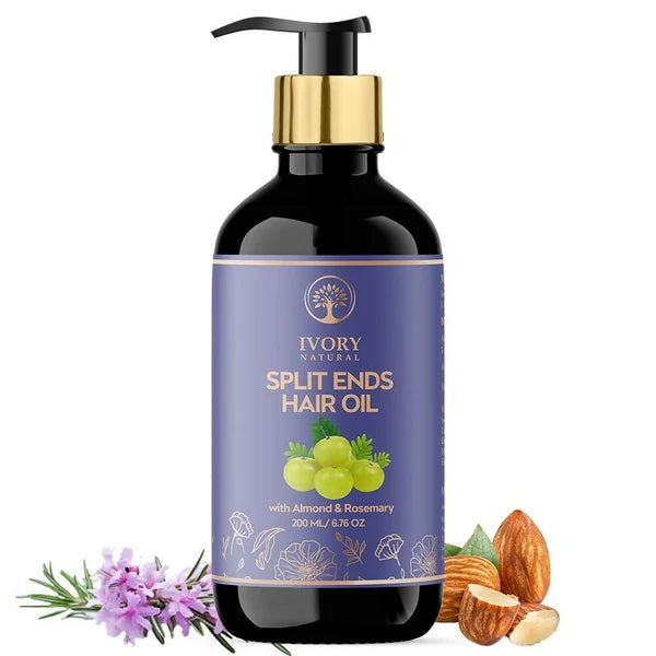 Ivory Natural Splits Ends Repair Hair Oil - Natural Hair Therapy For Split Ends And Hair Wellness - 200 ml