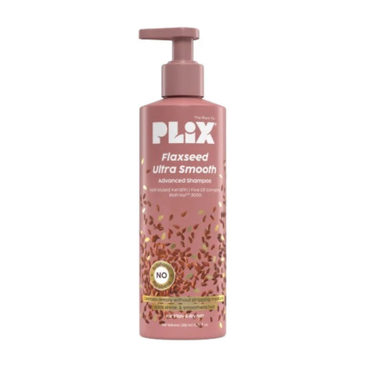 PLIX The Plant Fix Flaxseed Ultrasmooth Advanced Shampoo - 200 ml