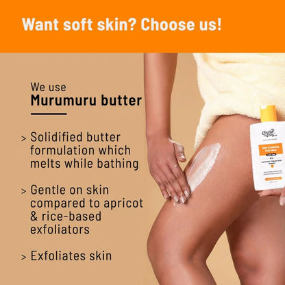 Chemist At Play Exfoliating Body Wash + Exfoliating Body Scrub For Tan Removal Combo - combo