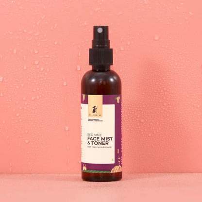 Pilgrim Red Vine Face Mist & Toner Spray with Vitamin B3 and Aloe, For Anti Ageing, Glowing Skin - 100 ml