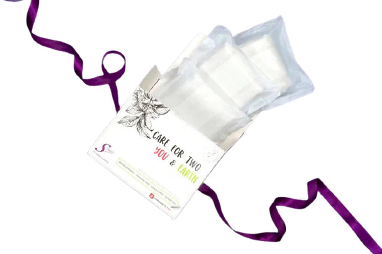 Saathi Overnight Banana Fiber Sanitary Napkins - 8 Pads