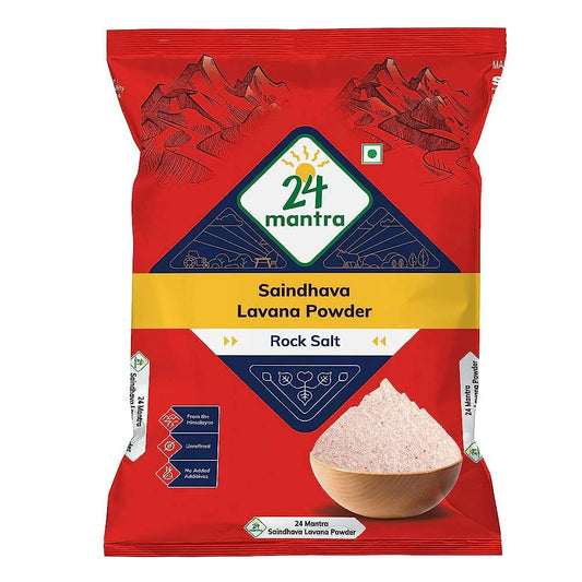 24 Mantra Organic Himalayan Rock Salt Powder