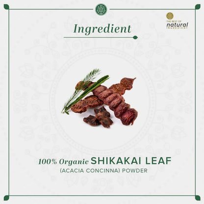 Khadi Natural Organic Shikakai Leaf Powder - 100 gm