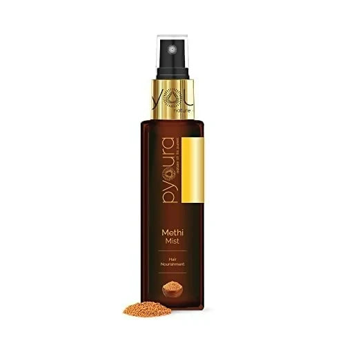 Pyoura Methi Hair Serum Mist Anti-Frizz Non-sticky & Non-greasy Hair Serum For Soft & Shiny Hair - 100 ml