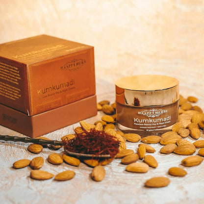 Haappyherbs Kumkumadi Flawless Beauty Day & Night Cream - 50 gm