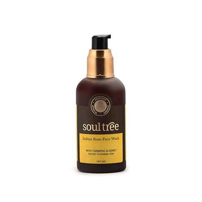 Soultree Indian Rose Face Wash & Nourishing Cream Set - Combo