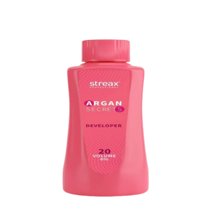 Streax Professional Developer For Argan Secrets Colourant - 20 Volume 6% - 250 ml