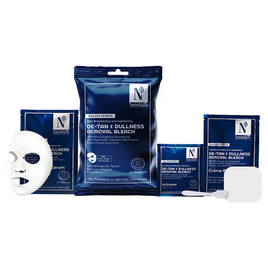 NutriGlow Advanced Organics De-Tan & Dullness Removal Bleach - 20 gm