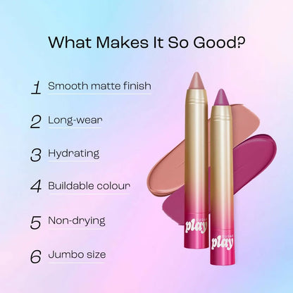 Sugar Play Smooth Operator Lip Crayon - 02 IRL - 3.3 gm