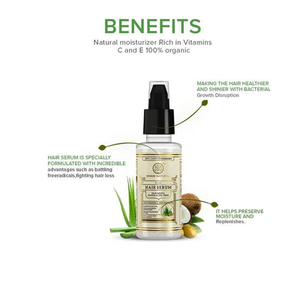 Khadi Natural Hair Serum (Paraben & Mineral Oil Free) - 50 ml