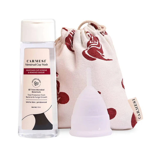 Carmesi Menstrual Cup (L) & Wash Combo - Combo