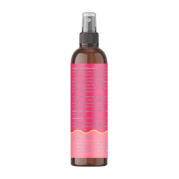 Organic Netra Rose Water with Vitamin C - 200 ml