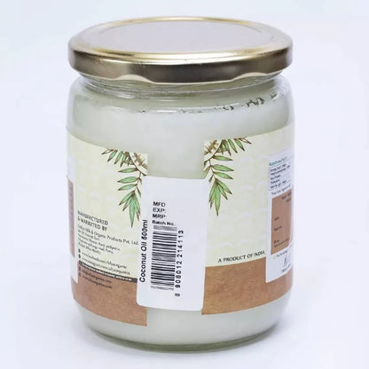 Adya Organics Extra Virgin Cold Pressed Coconut Oil - 500 ml