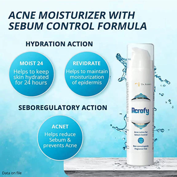 Dr. Reddy's Acrofy Moisturizer for Acne Prone Skin - 50 gm