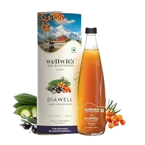 Wellwith DiaboWin (Diawell) Karela & Jamun Juice with Seabuckthorn - 300 ml