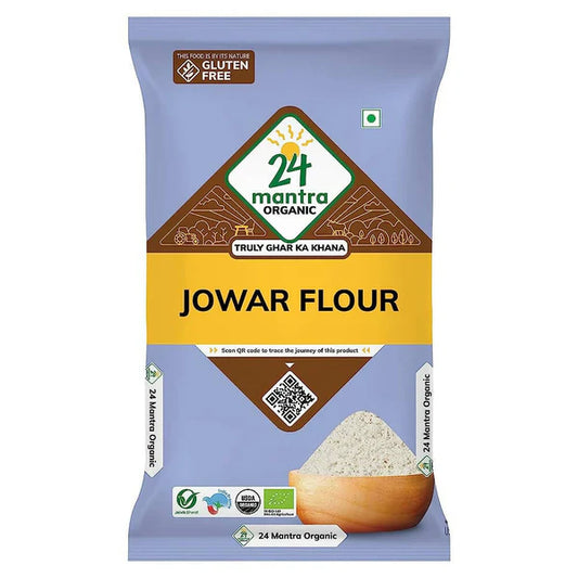 24 Mantra Organic Jowar Flour - 500 gm