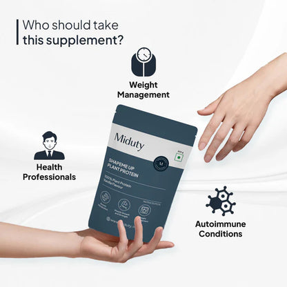Miduty by Palak Notes Shapeme Up Plant Protein Powder - 500 gm