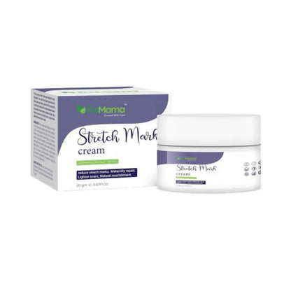 The Eco Mama Stretch Mark Cream With Shea Butter & Cocoa Butter - 50 gm