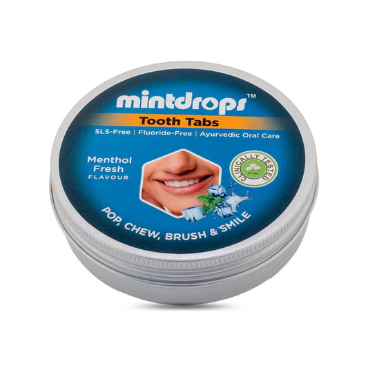 Mintdrops Premium Tooth Tabs - Menthol Fresh Flavour - 60 tabs
