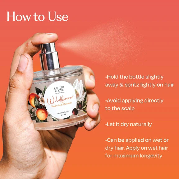 Sacred Grove Wildflower: Hair Perfume For Women - 50 ml