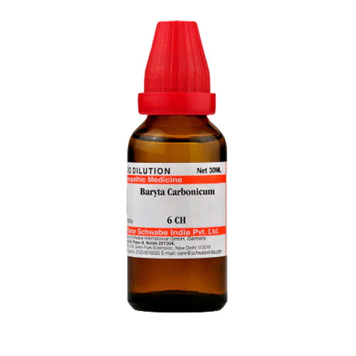 Dr. Willmar Schwabe India Baryta Carbonica (Barium carbonicum) Dilution -6 CH