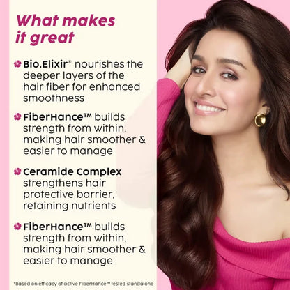PLIX The Plant Fix Hibiscus Frizz Control Hair Serum + Bond Repair Advanced Shampoo - combo
