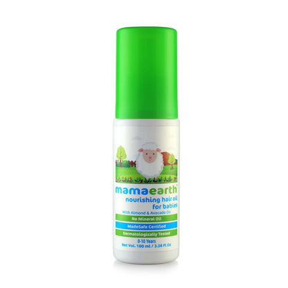 Mamaearth Dusting Powder & Nourishing Hair Oil for Babies -combo
