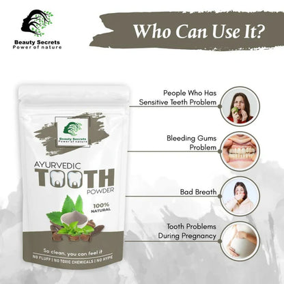 Beauty Secrets Ayurvedic Tooth Powder - 50 gm