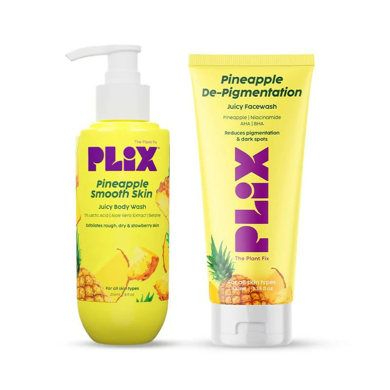 PLIX The Plant Fix Pineapple Glow Duo, Depigmentation Face Wash