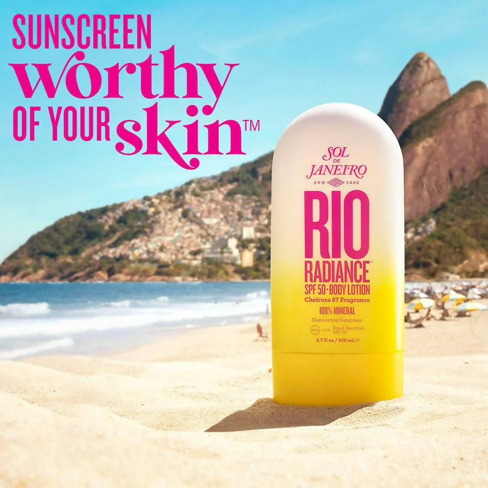 Sol de Janeiro Rio Radiance SPF 50 Body Lotion illuminating Sunscreen, UVA/UVB Broad Spectrum SPF 50 - 200 ml