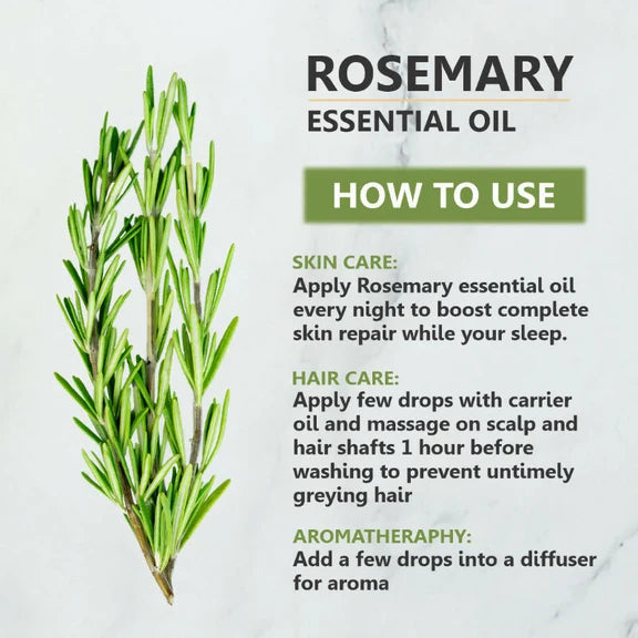 Skiura Nature Rosemary Essential Oil For Hair Growth - 15 ml