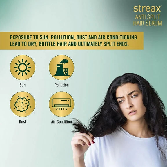 Streax Anti Split Hair Serum With Bio-Elixir - 100 ml