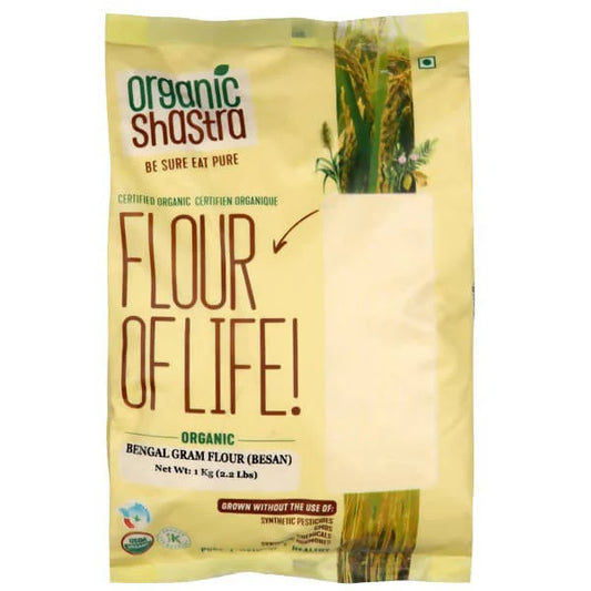 Organic Shastra Bengal Gram Flour (Besan) - 1 kg