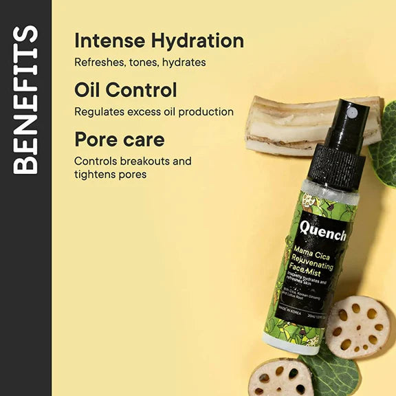 Quench Botanics Mama Cica Rejuvenating Face Mist - Korean Skincare - 100 ml