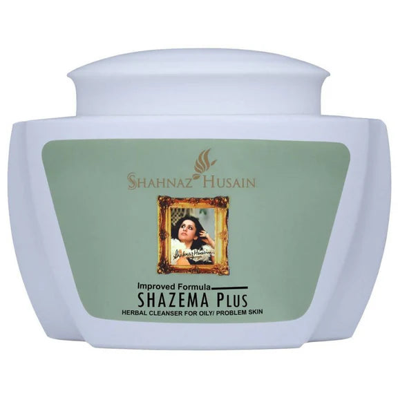 Shahnaz Husain Shazema Plus Herbal Cleanser For Oily / Problem Skin - 500 gm