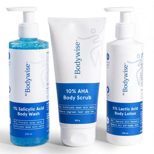 BeBodywise Strawberry Skin Pack Kit (Body Wash, Body Lotion & Bath Scrub) - combo