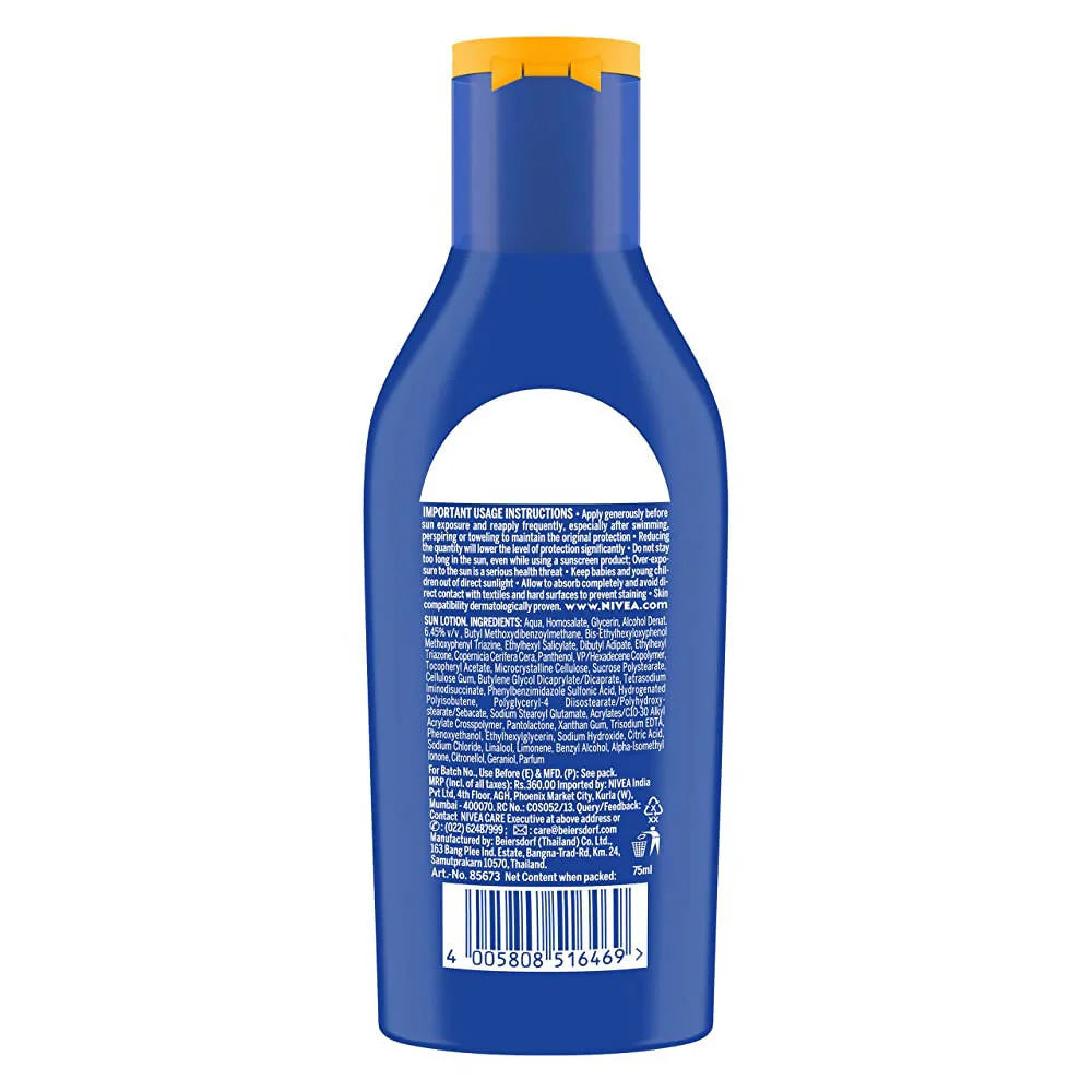 Nivea Protect & Moisture Sun Lotion SPF 50 - 75 ml