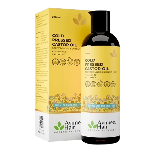 Avimee Herbal Cold Pressed Castor Oil For Hair Growth - 200 ml