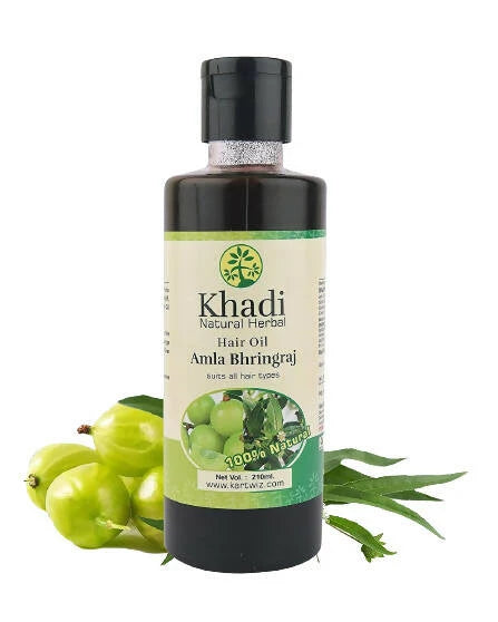 Khadi Natural Herbal Hair Oil Amla and Bhringraj - 200 ml
