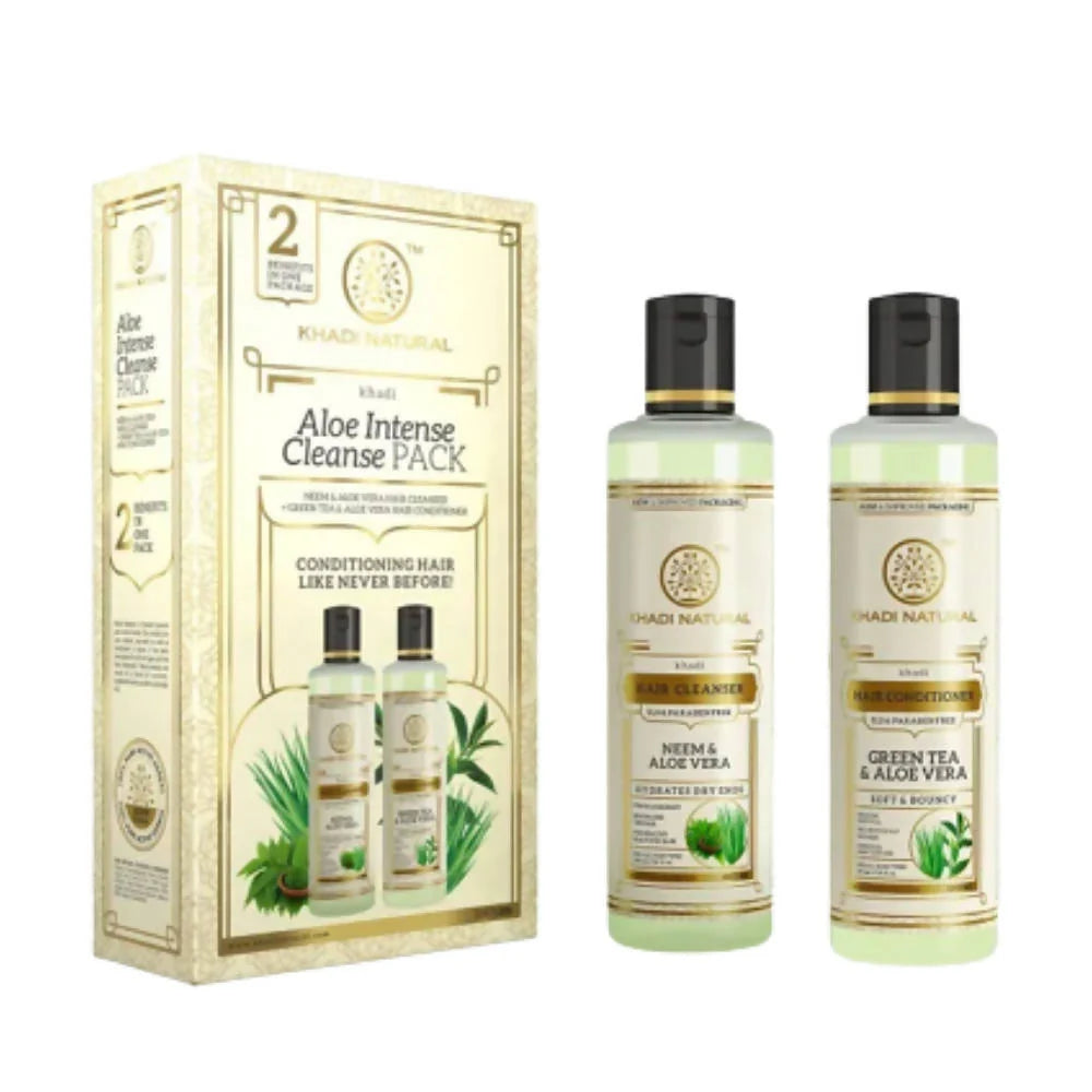 Khadi Natural Aloe Intense Clean Pack - Combo