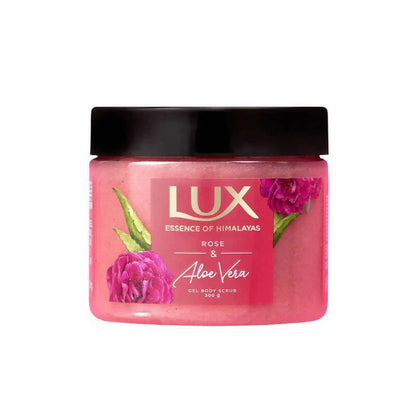 Lux Essence Of Himalayas Rose & Aloe Vera Gel Body Scrub - 300 gm
