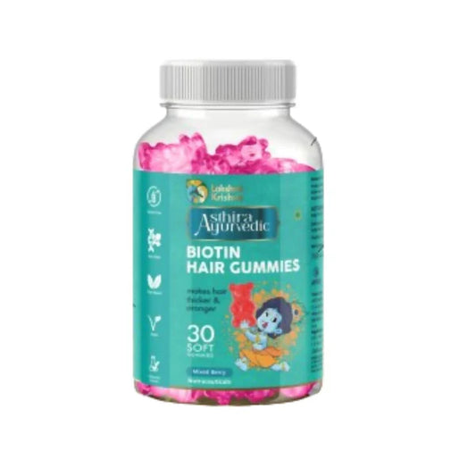 Lakshmi Krishna Naturals Biotin Hair Gummies - 30 Gummies
