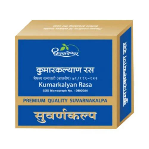 Dhootapapeshwar Kumarkalyan Rasa Premium Quality Suvarnakalpa Tablets -10 Tablets