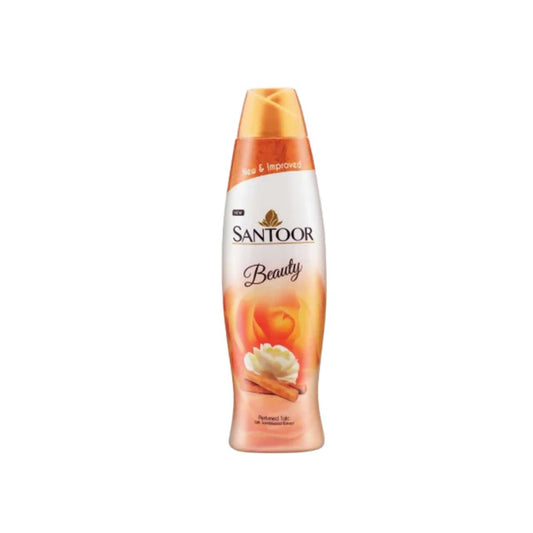 Santoor Beauty Perfumed Talc With Sandalwood Extracts - 400 gm