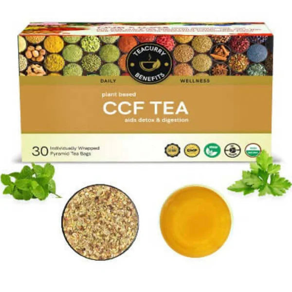 Teacurry CCF Tea - Cumin Coriander Fennel Tea - 30 teabags
