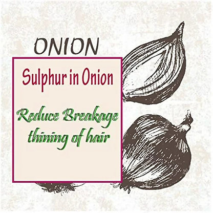 Urbaano Herbal Onion Oil + Shampoo & Conditioner Hair Care Set - combo