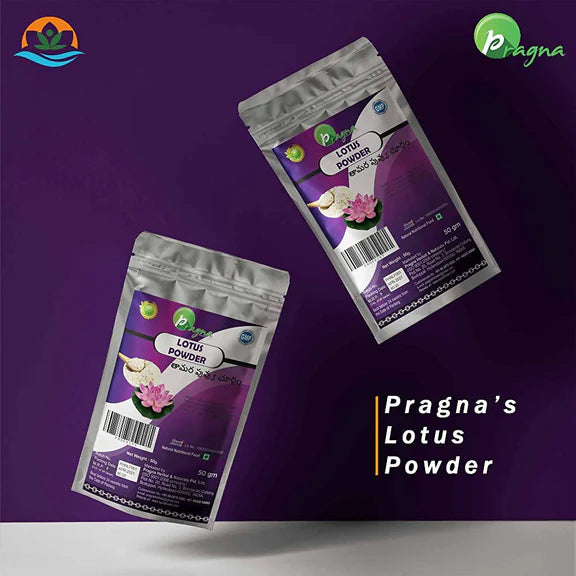 Pragna Herbals Lotus Powder - 50 gm